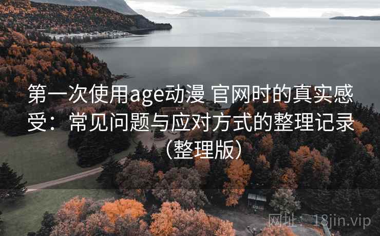 第一次使用age动漫 官网时的真实感受：常见问题与应对方式的整理记录（整理版）