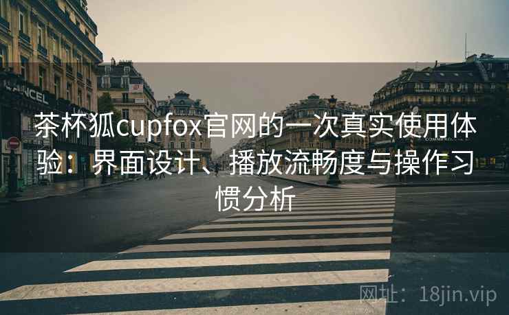 茶杯狐cupfox官网的一次真实使用体验：界面设计、播放流畅度与操作习惯分析