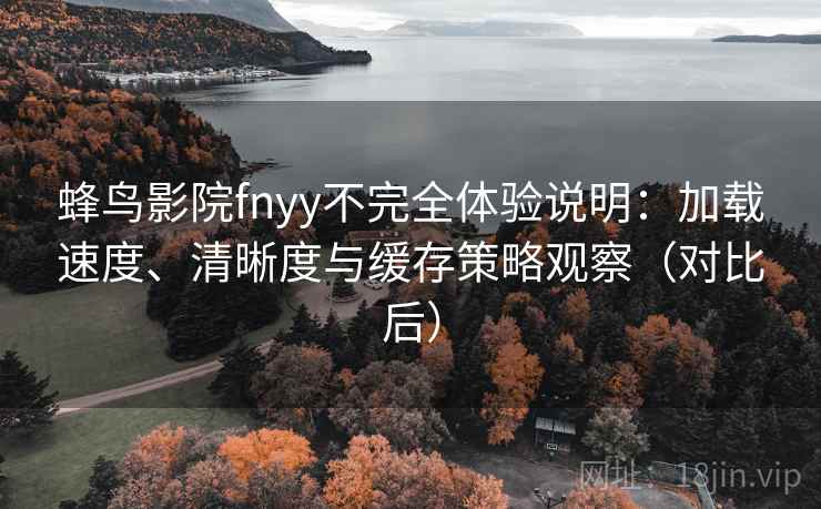 蜂鸟影院fnyy不完全体验说明:加载速度、清晰度与缓存策略观察(对比后) 蜂鸟影院fnyy不完全体验说明:加载速度、清晰度与缓存策略观察(对比后)